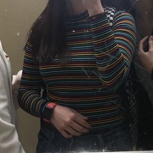 Multicolored Crop Top